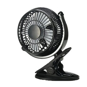 Bild på MiniFan Barnvagnsfläkt med klämma (Svart)