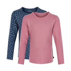 Bild på MINYMO Långärmade T-shirts 2-pack (Blå/Rosa)
