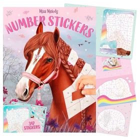 Bild på Miss Melody Nummer Stickersbok