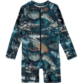 Bild på Molo Neka Långärmad Baddräkt (Amazing Sharks)