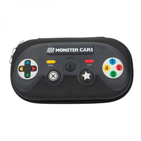 Bild på Monster Cars Pennfodral spelkonsoll (Svart)