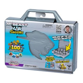 Bild på MR. Beast Lab Swarms Fusion-väska med 1 figur och Swarms-katalog