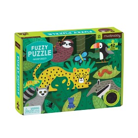 Bild på mudpuppy Fuzzy Pussel Regnskogen (42-bitar)