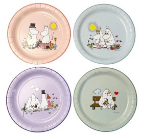 Bild på Mumin Papperstallrik 8 st