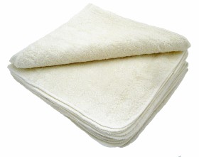 Bild på MuslinZ Terry Wipes Bambu 12-pack (Vit)