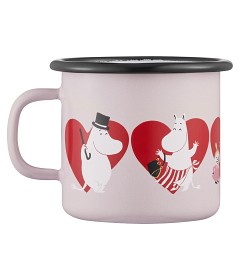 Bild på Muurla Mugg Emalj Mumin 2,5 dl (Heart)