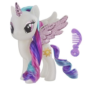 Bild på My Little Pony - Rainbow Hair Princess Celestia - 15 cm
