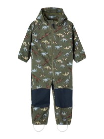 Bild på name it Alfa Softshell Overall Dinos (Olive Night) 