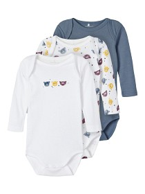 Bild på name it Body 3-pack (China Blue)