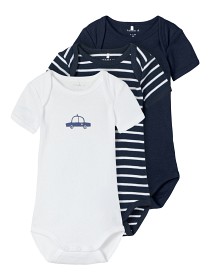 Bild på name it Body 3-pack (Dark sapphire)