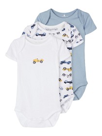 Bild på name it Body 3-pack (Dusty Blue)