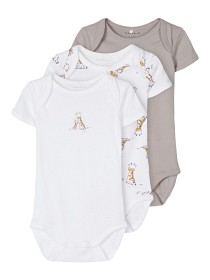 Bild på name it Body 3-pack Alloy Giraffe (Alloy) 1