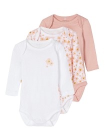 Bild på name it Body 3-pack (Silver Pink)
