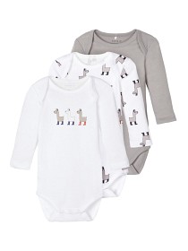 Bild på name it Body Lama 3-pack (Bright White)