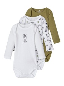 Bild på name it Body Zebra 3-pack (Loden Green)