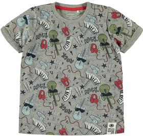 Bild på name it Darock T-shirt (Grey Melange) Strl 86