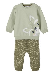Bild på name it Dicte Baby Tröja och byxa (Desert Sage)