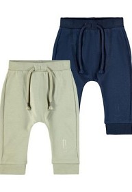 Bild på name it Ditvel 2-pack Baby Byxor (Silver Sage) Strl 68