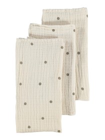 Bild på name it Flippe 3-pack Muslinfiltar (Bark) 