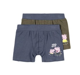 Bild på name it Greta Gris Alfred 2-pack Boxer (Vintage Indigo)