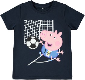 Bild på name it Greta Gris Daxton T-shirt (Dark Sapphire)