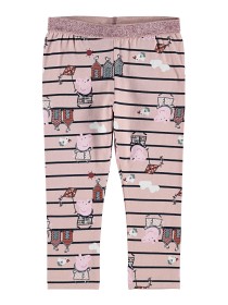 Bild på name it Greta Gris Suki Leggings (Rosa)