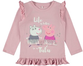 Bild på name it Greta Gris Topp (Pink Nectar)