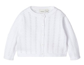 Bild på name it Hesine Stickad Kofta (Bright White)