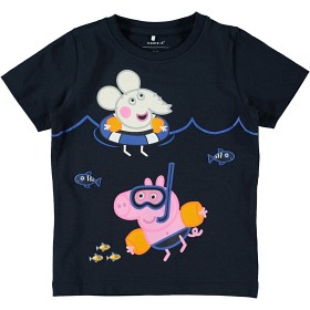 Bild på name it mini T-shirt Jago Greta Gris (Dark sapphire)