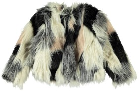 Bild på name it Nanona Fuskpälsjacka (Black)