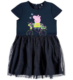 Bild på name it Peppa Pig Mandy Klänning (Dark Sapphire)