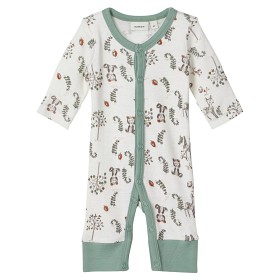 Bild på name it Prematur Ullpyjamas (Snow white/green)