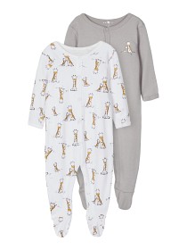 Bild på name it Pyjamas 2-pack Alloy Giraffe (Alloy)