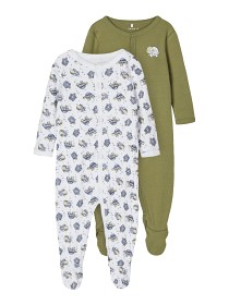 Bild på name it Pyjamas 2-pack Loden Turtle (Loden Green)