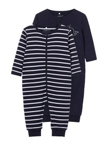 Bild på name it Pyjamas 2-pack Zip (Dark sapphire)