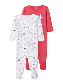 Bild på name it Pyjamas Alpaca 2-pack (Claret red)