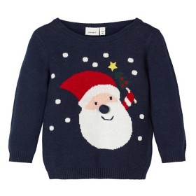 Bild på name it Ruhul Stickad Tröja Tomte (Dark Sapphire)