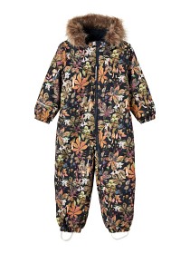 Bild på name it Snow10 Overall Flower Floor (Dark Sapphire)