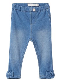 Bild på name it Jeansleggings rosett (Blå) (56)