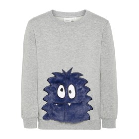 Bild på name it Tröja Oldrik Grey Melange (80)