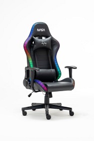 Bild på NASA Gamingstol Pioneer med LED-ljussystem