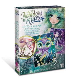 Bild på Nebulous Stars Pysselset Glitter & Foil Art