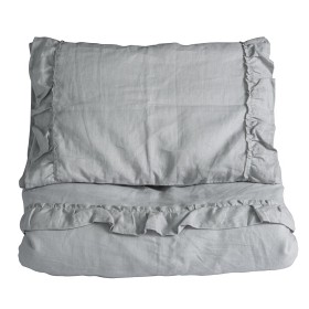 Bild på NG Baby Påslakanset Mood Ruffles Spjälsäng (Light Grey)