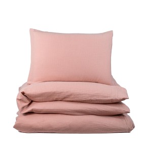 Bild på NG Baby Påslakanset Vagn Muslin (Dusty Rose)