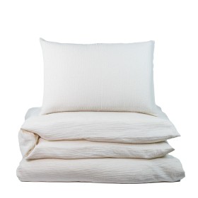 Bild på NG Baby Påslakanset Vagn Muslin (Ivory)