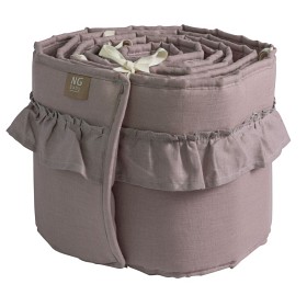 Bild på NG Baby Spjälskydd Mood Ruffles (Dusty Pink)