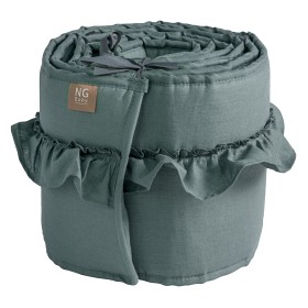 Bild på NG Baby Spjälskydd Mood Ruffles (Petrol)