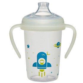 Bild på nip First Moments Drickpipsflaska PP Day & Night 270 ml (Space)