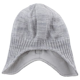 Bild på Nordic Label Stickad Ullmössa (Grey Melange)
