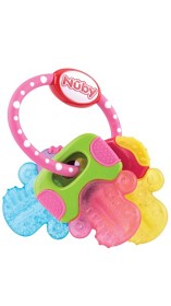 Bild på Nuby Bitleksak IcyBite Nycklar (Rosa)